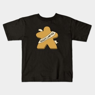 Rules Lawyer Funny Meeple Kids T-Shirt